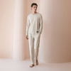 Solo seta男士纯色长袖长裤睡衣套装莫代尔桑蚕丝内搭春夏家居服 商品缩略图4