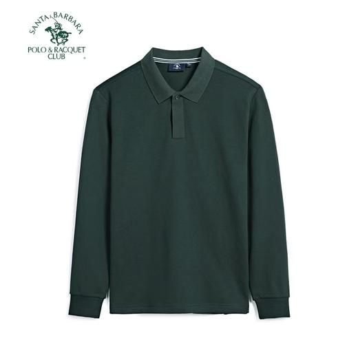 【直发】圣大保罗双面珠地重磅长袖棉T,加厚保暖,柔 软舒适,松身版型-PW24KT115M 商品图0