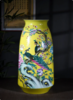 扒花粉彩彩翼鸣春花鸟花瓶 商品缩略图0
