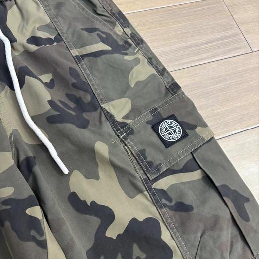 F031218松紧抽绳设计直筒休闲透气丝滑男士工装裤长裤 商品图7