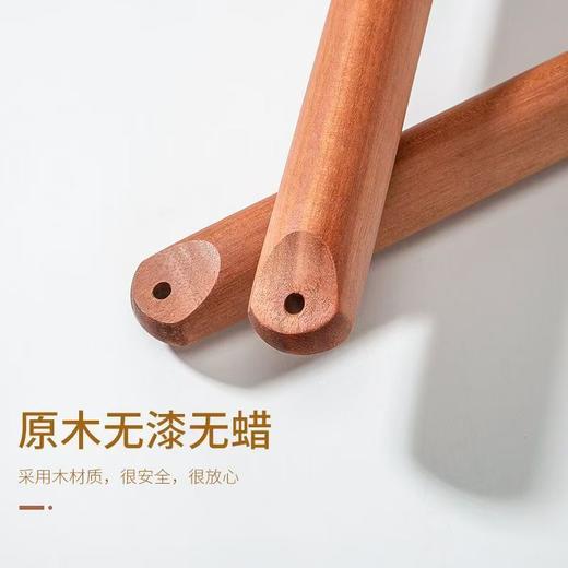 【无漆无蜡】双枪 蔷薇木擀面杖+300*29mm 1根装 天然纹理 商品图1
