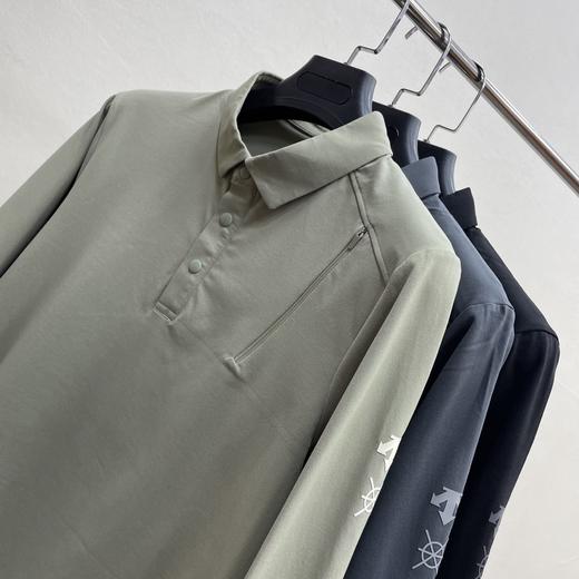 点此购买 迪桑特春秋季男士DUALIS系列都市通勤百搭长袖polo衫 yh 342098 商品图6