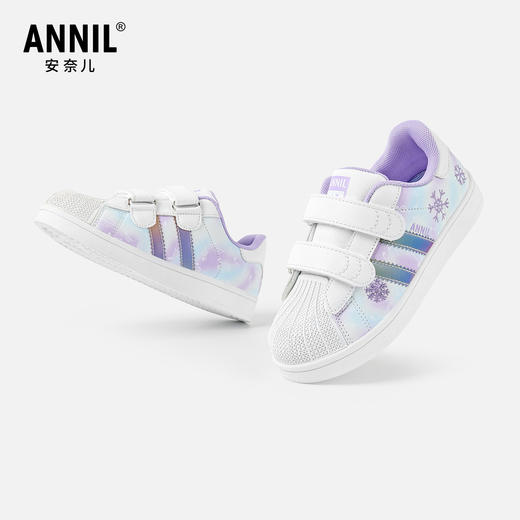 ANNIL/安奈儿男女童春季儿童时尚百搭板鞋HM6104793 商品图4