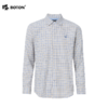 波顿男士春秋季修身格仔长袖衬衫｜腰身收得恰到好处，车工扎实不走形，穿久了依然合意MS171126 商品缩略图5