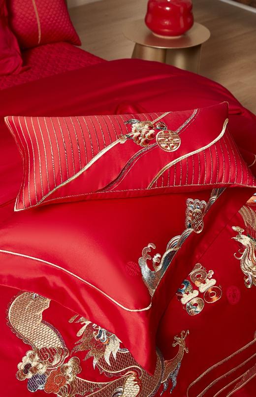 2026新款 婚庆纯棉刺绣四件套-吾家有喜 商品图7