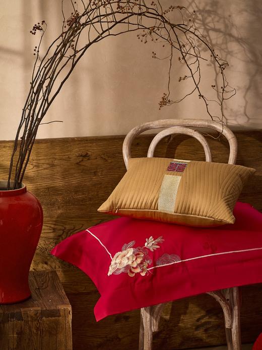 2026新款 婚庆纯棉刺绣四件套-花样年华 商品图2