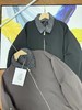 F031244新款美式潮牌拼接牛仔外套男春秋季痞帅休闲翻领拉链夹克 商品缩略图3