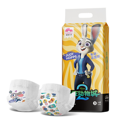 盛夏光年迪士尼疯狂动物城系列腰贴型婴儿纸尿裤M48片