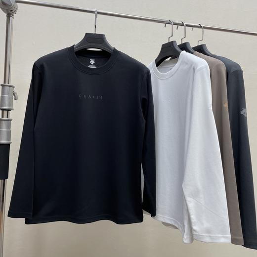 点此购买 迪桑特春秋季男士DUALIS通勤百搭吸湿透气健康环保除菌长袖T恤 yh 342129 商品图3