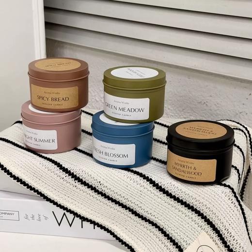 出口订单，铁皮罐装 治愈系香薰蜡烛 PJ079 商品图2