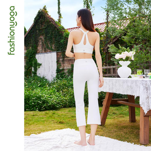 FC12782凡圣瑜伽时尚微喇八分裤 商品图11