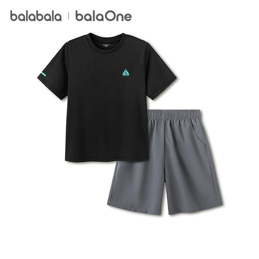 【balaOne】巴拉巴拉男童短袖套装儿童两件套2026新款春夏装速干 商品图4