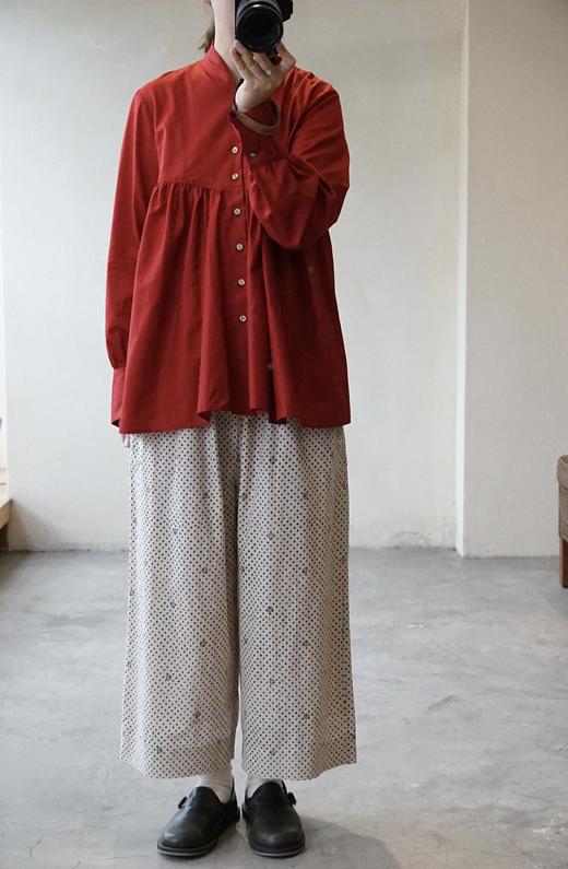 The last flower of the afternoon 定番款喇叭袖衬衫 商品图3