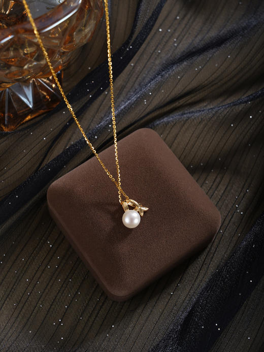 子佩集【四叶花开】银S925珍珠惜王妃套链项链【W3659】双色四瓣花2602 商品图9