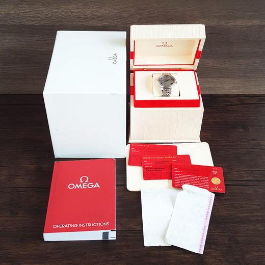 【95新】OMEGA 欧米茄424.10.33.20.56.002天文台认证同轴自动机械机芯日期显示33MM（女款）碟飞系列镶嵌钻石刻度030326NJT33 商品图1