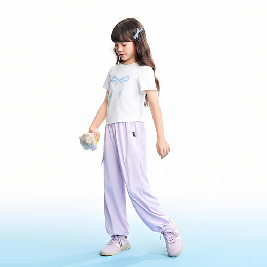 【实体店同款】女童短袖针织衫夏季新款安奈儿童装AG621224 商品图5