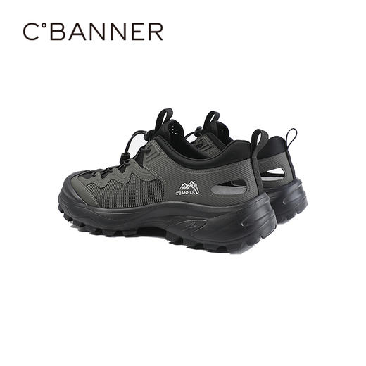 千百度2026夏季男鞋一拉即穿穿脱便捷溯溪鞋A26360110 商品图3