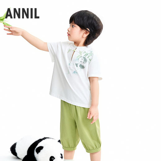 【实体店同款】男童套装夏季新款安奈儿童装XB621165 商品图2