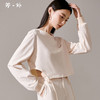 剩S/M/XL 芳外新款休闲卫衣时尚减龄百搭印花上衣女8I23CE1097 商品缩略图0