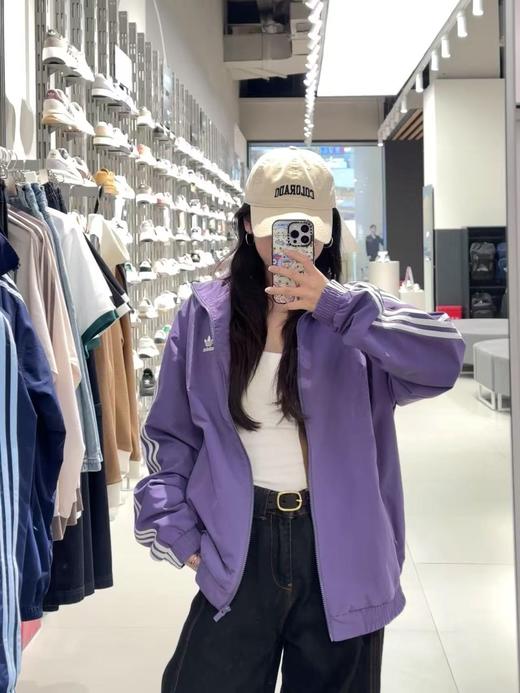 AD春季经典时尚三条杠梭织立领运动夹克外套 商品图3