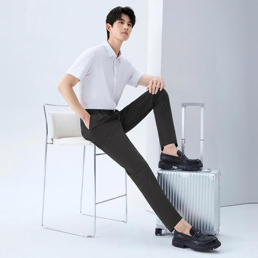 【犀牛褶】柒牌男装2026春夏新品商务修身挺括立体舒适混纺西裤 130H72210 商品图1