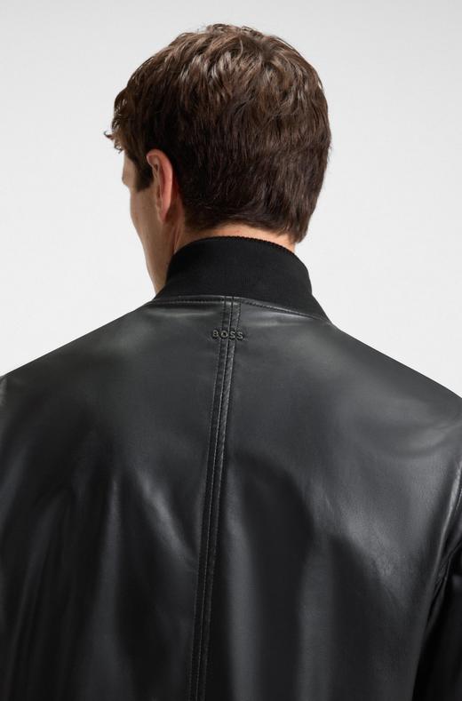 【新品超惠秒】BOSS 男士新晋保暖防风防水户外休闲 羊羔皮皮衣夹克外套 12519 商品图8