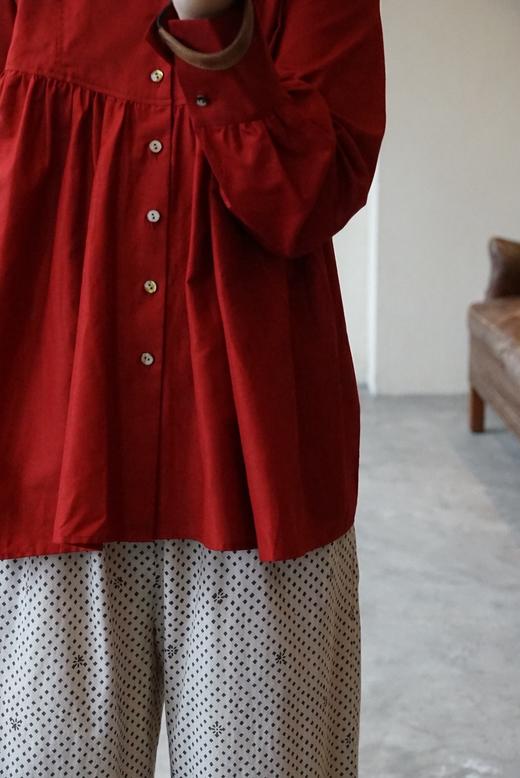 The last flower of the afternoon 定番款喇叭袖衬衫 商品图5