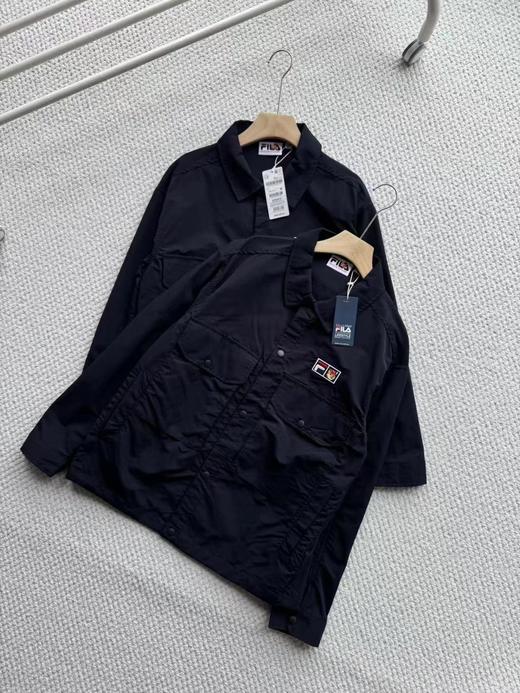 F031201黄景瑜同款梭织夏新小狐狸时尚稳重休闲宽松长袖衬衫上衣 商品图0