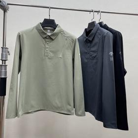 点此购买 迪桑特春秋季男士DUALIS系列都市通勤百搭长袖polo衫 yh 342098