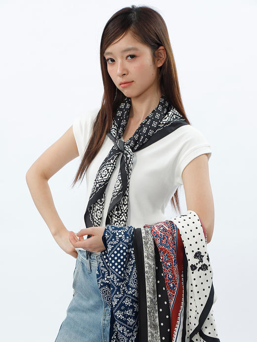 经典暗纹复古混款三角巾丝巾-纪念日百货门店同款169696891 商品图1