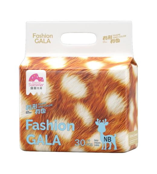 盛夏光年有形有色腰贴型婴儿纸尿裤NB30片 商品图0