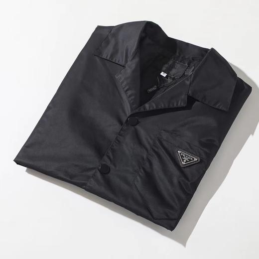 F031233早春新款时尚百搭拉链口袋街头风气质短袖衬衫 商品图1