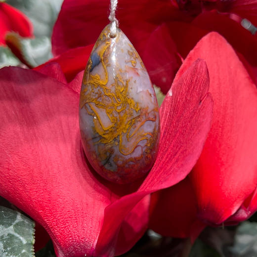 1000元/个七彩玛瑙吊坠 商品图2