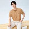 【10A抗菌2A防螨/不变形领】柒牌男装2026夏季提花扁机领短袖POLO 130T70670 商品缩略图1