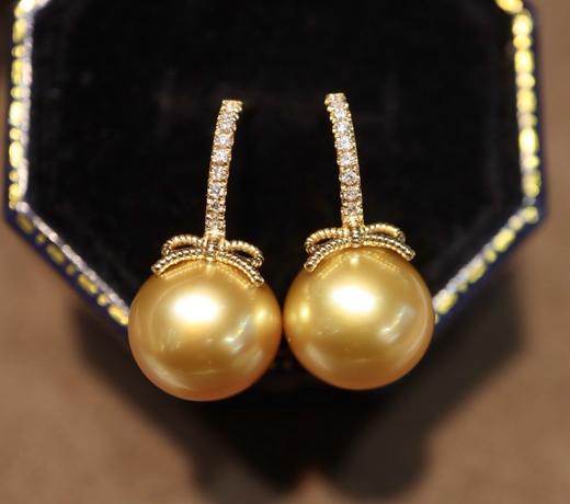 11.1mm金珠耳坠 商品图2