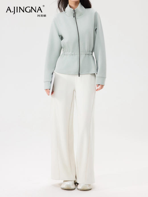 【亲肤健康】阿菁娜莫代尔亲肤两穿宽松A字高腰长裤F31C210017 商品图5