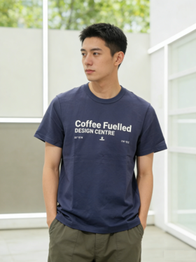 佐丹奴男装26年新款印花短袖T恤01096302