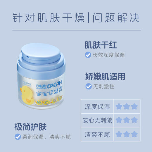 【小黄鸭宝宝保湿霜】1罐*50克丨UNILIPO研知有理 小黄鸭保湿霜 商品图1