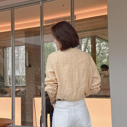 火桐hooton铂金系列 檀木与杜松 色织汉麻衬衫外套 商品图7