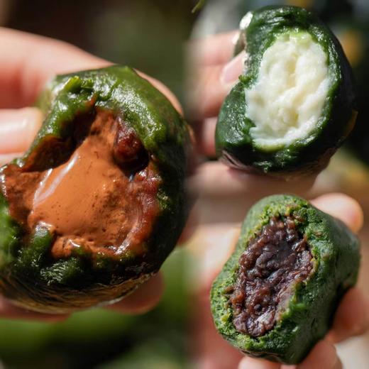 【糕酥精选】艾草嘟嘟手作青团 用野生艾草非青汁 现做现发 只卖30天的新鲜 短保无添加 清香扑鼻 软糯Q弹 闻得到的艾草清香 吃得出艾叶纤维 商品图1