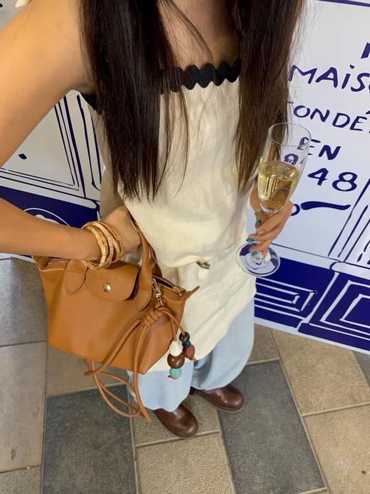 LC珑骧 牛皮Le Pliage Xtra XS串珠手提包迷你饺子包休闲斜挎包 特惠 Z-15866 商品图10