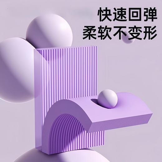 【柔软回弹❗️体感平衡垫】健身平衡垫“无惧跪姿”舒适锻炼，软踏平板支撑健腹轮训练，家用防滑地垫瑜伽健身特厚跪垫L 商品图2