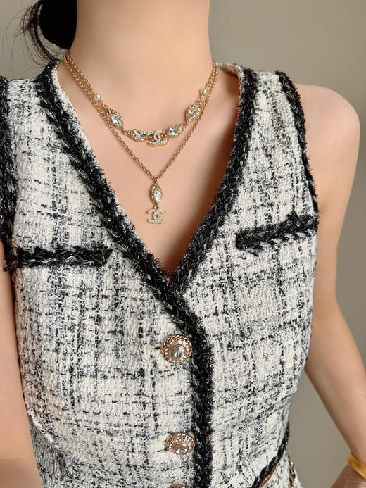 香奈儿 26c麦穗水钻choker项链（XTY） 商品图6