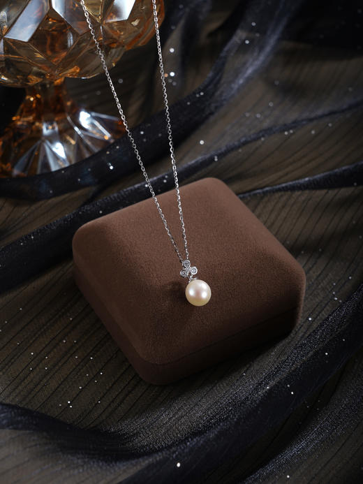 子佩集【简悦日常】银S925珍珠惜王妃套链项链【YP0048】双色三点2602 商品图4