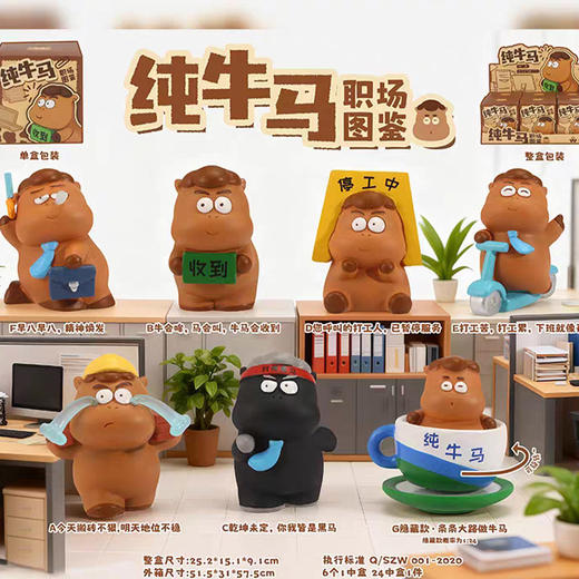 纯牛马职场图鉴盲盒-纪念日百货门店同款169795401 商品图0