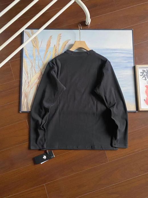 F031250新品多色户外休闲速干运动德绒微拉绒圆领男女同款长袖T恤 商品图9