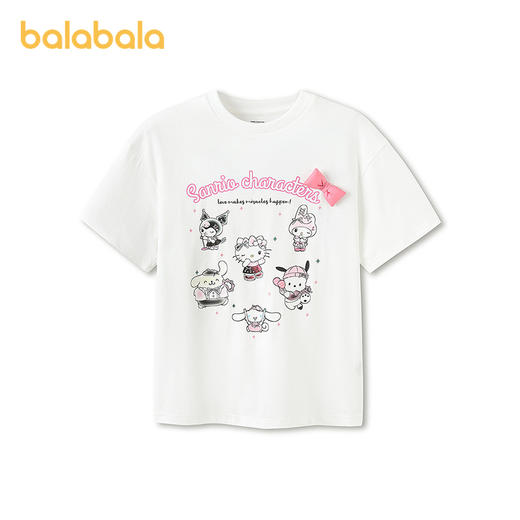 【库洛米IP商场同款】巴拉巴拉童装女童短袖t恤儿童2026新款夏装 商品图1