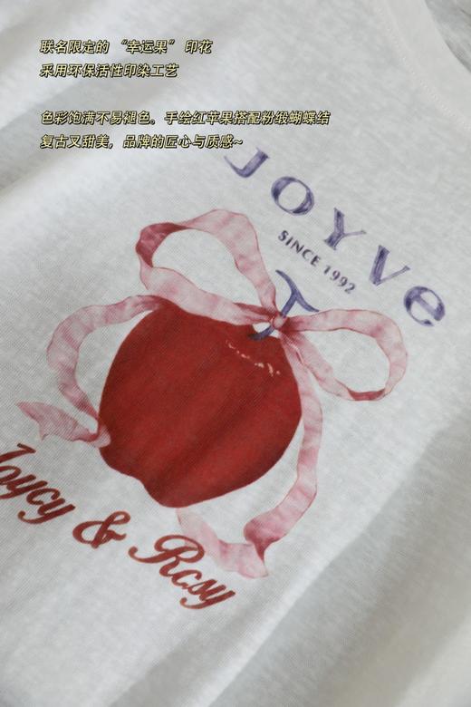 【赵露思同款OR*A&RO*Y联名款】“一颗幸运果”圆领幸运果长袖T恤 商品图11