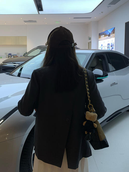 【百图lulu定制】【高智感西装】灰色 正肩 版型西装外套 商品图4