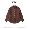 SDSA男装2026新款高贵轻奢极简风纯色长袖衬衫百搭时尚复古衬衣 商品缩略图0
